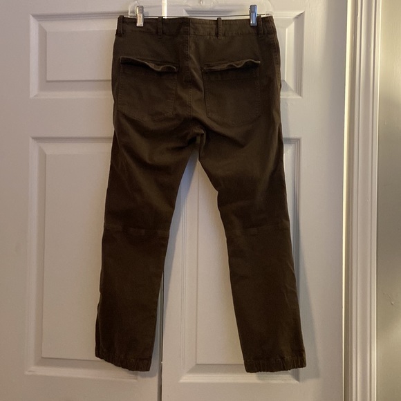 Nili Lotan Cropped Military Pant Brown Sz 6 - Picture 9 of 9